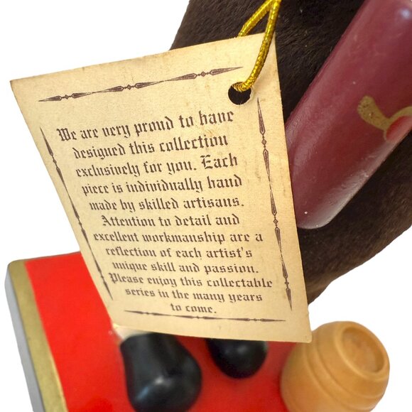 Large Holiday Nutcracker Holding Grapes and Bottle Target Limited Edition 2009 - Picture 7 of 15